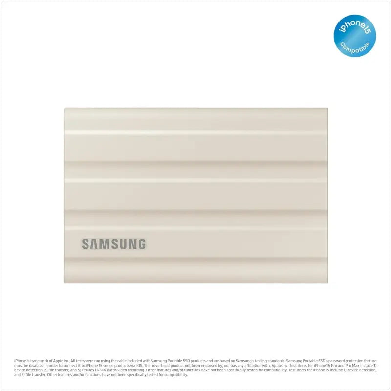 SAMSUNG SSD T7 2TB Portable External SSD, Up to USB 3.2 Gen 2, Reliable Storage for Gaming, Students, Professionals, Grey