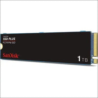 SanDisk Plus NVMe SSD, 1TB, PCIe Gen 3.0, M.2 2280-S3-M, Speeds up to SR3200MB/s