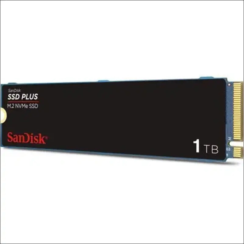 SanDisk Plus NVMe SSD, 1TB, PCIe Gen 3.0, M.2 2280-S3-M, Speeds up to SR3200MB/s