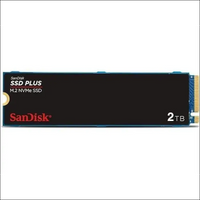 SanDisk Plus NVMe SSD, 2TB, PCIe Gen 3.0, M.2 2280-S3-M, Speeds up to SR3200MB/s