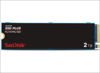 SanDisk Plus NVMe SSD, 2TB, PCIe Gen 3.0, M.2 2280-S3-M, Speeds up to SR3200MB/s