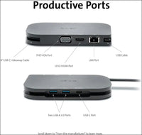 SD1610P Surface Dock for Microsoft Surface Pro 8, 7 & 7+, Surface Pro X, Surface Go, Surface Laptop and Surface Book (K38365WW)