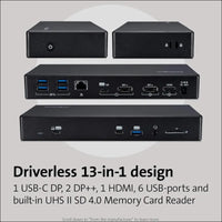 SD4850P Dual Video USB-C 100W Docking Station