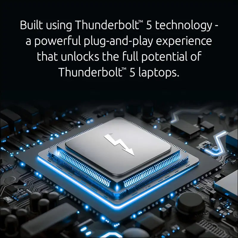 SD5000T5 EQ Thunderbolt 5 Docking Station, Triple Monitor 8K/4K, for Windows & Macbooks, 140W Power, 3 x Thunderbolt 5 Ports, Ethernet & USB-A 3.2 Gen2 Ports (K35201EU)