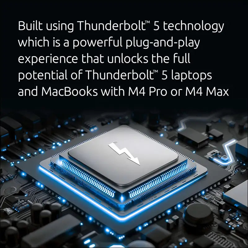 SD5000T5 Thunderbolt 5 Docking Station – Dual Display for MacBooks M1/M2/M3/M4 Pro and Max; Triple Display for Windows TB5; TB4 Compatible, 140W Power Delivery (K35201NA)