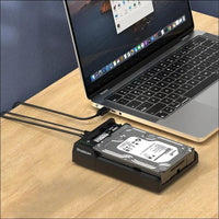 SD570 NVMe M.2 + SATA HDD and SSD Dual Bay Docking Station USB 3.2 Gen 2 10Gbps Offline Clone