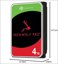Seagate 10TB IronWolf Pro 7200RPM SATA 6Gb/s 256MB Cache 3.5-Inch NAS Hard Disk Drive (ST10000NE0004)