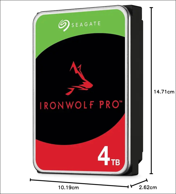 Seagate 10TB IronWolf Pro 7200RPM SATA 6Gb/s 256MB Cache 3.5-Inch NAS Hard Disk Drive (ST10000NE0004)