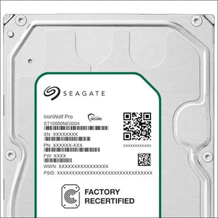 Seagate 10TB IronWolf Pro 7200RPM SATA 6Gb/s 256MB Cache 3.5-Inch NAS Hard Disk Drive (ST10000NE0004)