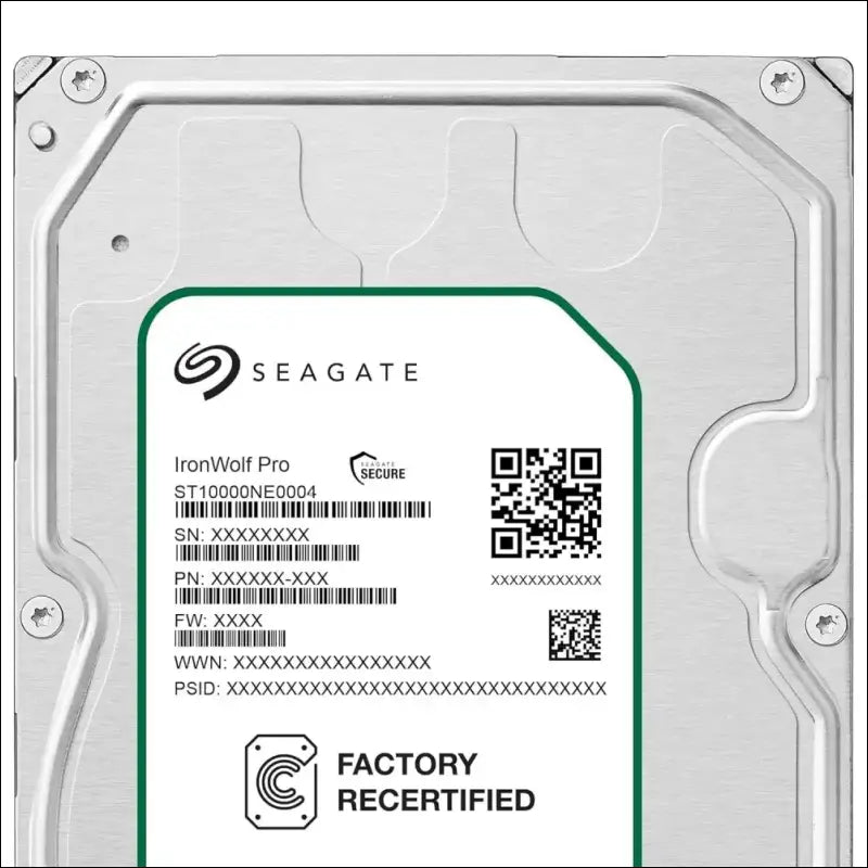 Seagate 10TB IronWolf Pro 7200RPM SATA 6Gb/s 256MB Cache 3.5-Inch NAS Hard Disk Drive (ST10000NE0004)