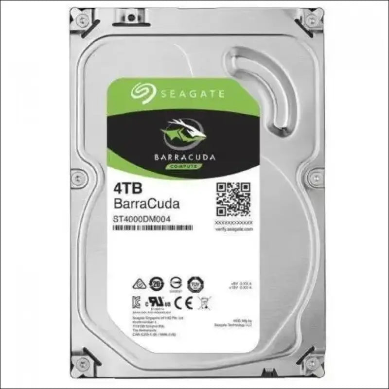 Seagate BarraCuda 4TB 3.5" SATA3 5400RPM Desktop Hard Drive ST4000DM004
