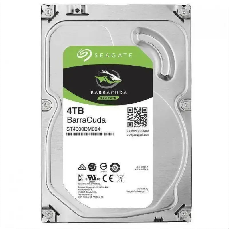 Seagate BarraCuda 4TB 3.5" SATA3 5400RPM Desktop Hard Drive ST4000DM004