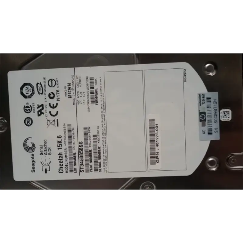 Seagate Cheetah ST3450856SS SAS Hard Drive 450GB 15000 RPM 16mb