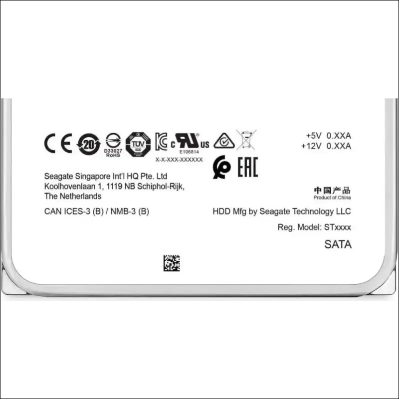 Seagate Exos 7E8 6TB internal server hard drive ST6000NM0115 3.5" HDD SATA 6Gb/s 7200RPM 256MB Cache