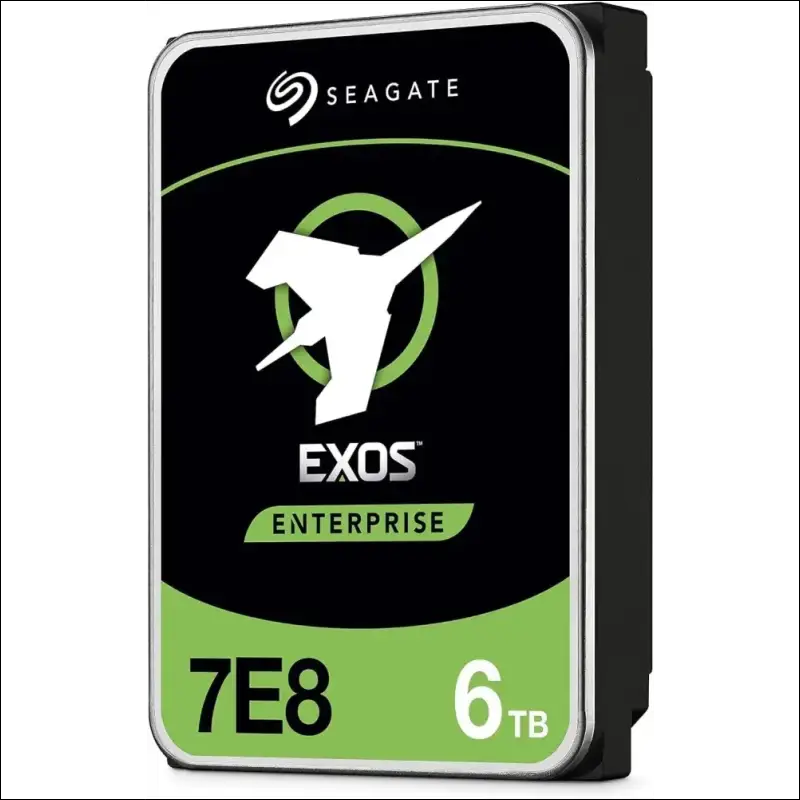Seagate Exos 7E8 6TB internal server hard drive ST6000NM0115 3.5" HDD SATA 6Gb/s 7200RPM 256MB Cache