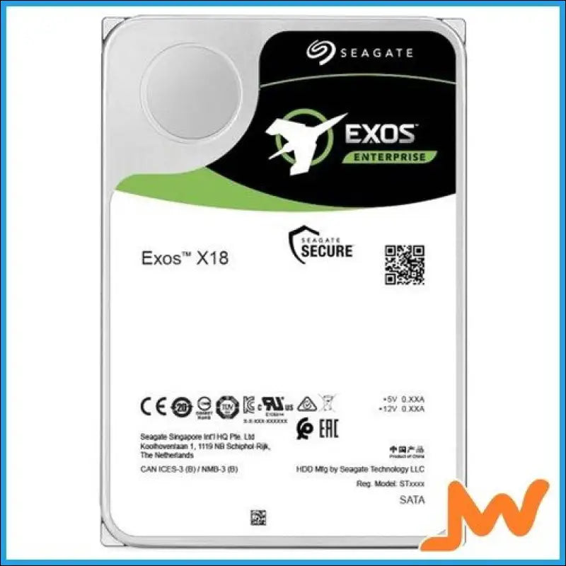 Seagate Exos Enterprise 12TB 512E 3.5" SATA Hard Drive