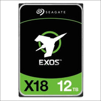 Seagate Exos X18 12TB 7200RPM 3.5" SATA Enterprise Hard Drive ST12000NM000J