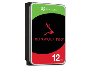 Seagate IronWolf Pro 12TB 7200RPM 3.5" NAS Hard Drive: Robust Storage for Demanding Networks