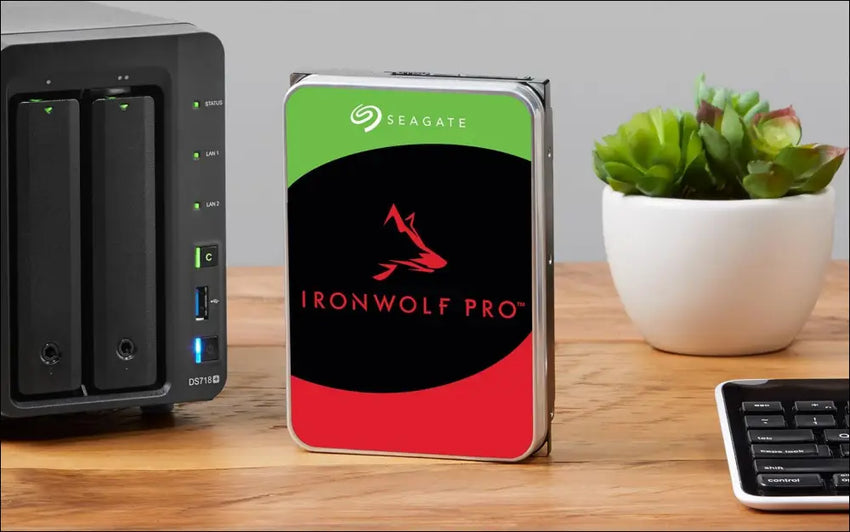 Seagate IronWolf ST8000VNZ02 8TB Internal Hard Drive NAS HDD 3.5 Inch 5400 RPM 256 MB Cache SATA 6 Gb/s Silver