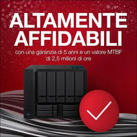 Seagate IronWolf ST8000VNZ02 8TB Internal Hard Drive NAS HDD 3.5 Inch 5400 RPM 256 MB Cache SATA 6 Gb/s Silver