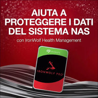 Seagate IronWolf ST8000VNZ02 8TB Internal Hard Drive NAS HDD 3.5 Inch 5400 RPM 256 MB Cache SATA 6 Gb/s Silver