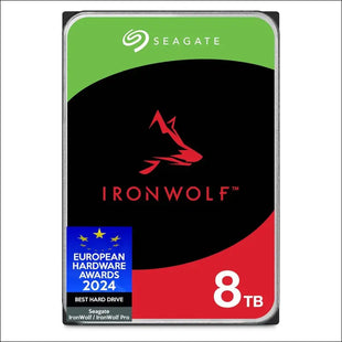 Seagate IronWolf ST8000VNZ02 8TB Internal Hard Drive NAS HDD 3.5 Inch 5400 RPM 256 MB Cache SATA 6 Gb/s Silver