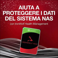 Seagate IronWolf ST8000VNZ02 8TB Internal Hard Drive NAS HDD 3.5 Inch 5400 RPM 256 MB Cache SATA 6 Gb/s Silver