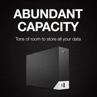 Seagate One Touch Hub 20TB External Hard Drive Desktop HDD – USB-C and USB 3.0 Port, for Computer Desktop Workstation PC Laptop Mac, 4 Months Adobe Creative Cloud Photography...