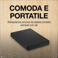 Seagate Portable 5TB External Hard Drive HDD – USB 3.0 for PC, Mac, PS4, & Xbox - 1-Year Rescue Service (STGX5000400), Black