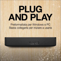 Seagate Portable 5TB External Hard Drive HDD – USB 3.0 for PC, Mac, PS4, & Xbox - 1-Year Rescue Service (STGX5000400), Black