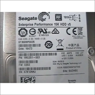 Seagate ST300MP0035 300GB SAS 12Gb/s 128Mb 512e Hybrid Hard Drive 32Gb/MLC NAND