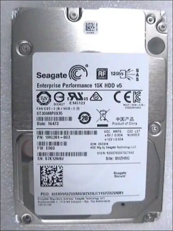 Seagate ST300MP0035 300GB SAS 12Gb/s 128Mb 512e Hybrid Hard Drive 32Gb/MLC NAND