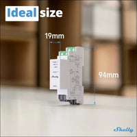 Shelly Pro 3EM (120A) | WiFi & Bluetooth 3-Phase Smart Energy Meter | 2-Way Consumption | Home Automation | Compatible with Alexa & Google Home | iOS Android App | No Hub...