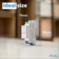 Shelly Pro 3EM (120A) | WiFi & Bluetooth 3-Phase Smart Energy Meter | 2-Way Consumption | Home Automation | Compatible with Alexa & Google Home | iOS Android App | No Hub...
