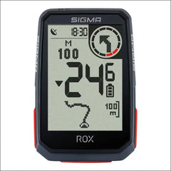 SIGMA SPORT ROX 4.0 | Wireless GPS and Navigation, with GPS Support | Outdoor GPS Navigation with Altimetry