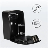 Simplified Outdoor Security Key Storage with Robust Weather Resistance and Easy Access Through The Tuya app