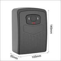 Simplified Outdoor Security Key Storage with Robust Weather Resistance and Easy Access Through The Tuya app