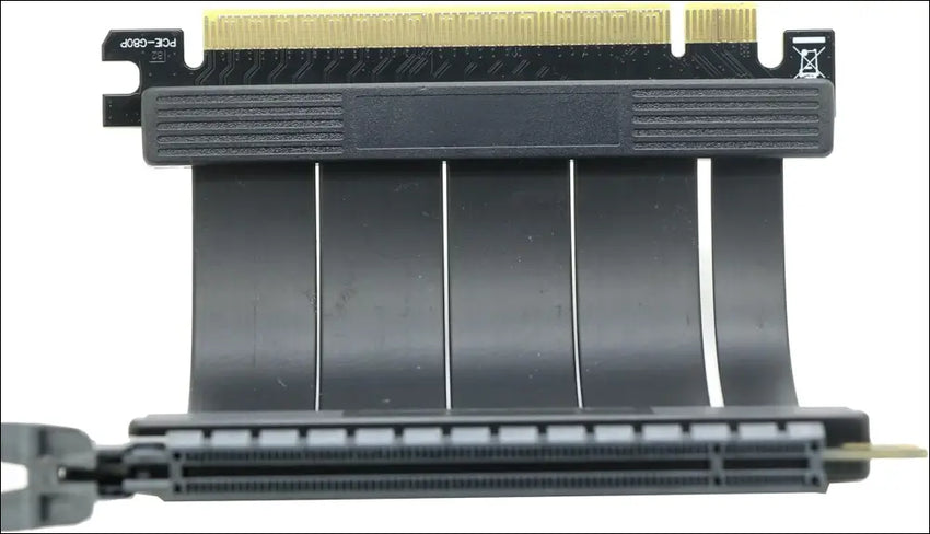 Sintech PCI-E Express X16 Riser Extender Card,Pcie 4.0 Extension 180Degree Cable 5Cms, Compatible with GPU Graphics Card, ST741B5
