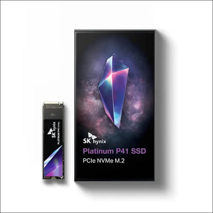 SK hynix Platinum P41 1TB PCIe NVMe Gen4 M.2 2280 Internal SSD l Up to 7,000MB/S l Compact M.2 SSD Form Factor SSD - Internal Solid State Drive with 176-Layer NAND Flash…