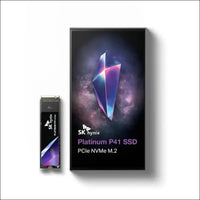 SK hynix Platinum P41 2TB PCIe NVMe Gen4 M.2 2280 Internal SSD l Up to 7,000MB/S l Compact M.2 SSD Form Factor SSD - Internal Solid State Drive with 176-Layer NAND Flash…