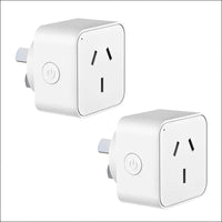 Smart Plug 16A WiFi Intelligent Socket, 2 Pack, Voice Control, Smart Outlet with Timer & App Remote Control, WiFi Outlet for Home, Compatible with Alexa & Google Assistant and...