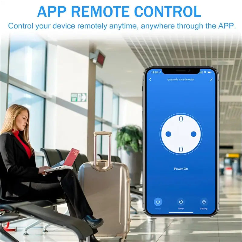 Smart Plug 16A WiFi Intelligent Socket, 2 Pack, Voice Control, Smart Outlet with Timer & App Remote Control, WiFi Outlet for Home, Compatible with Alexa & Google Assistant and...