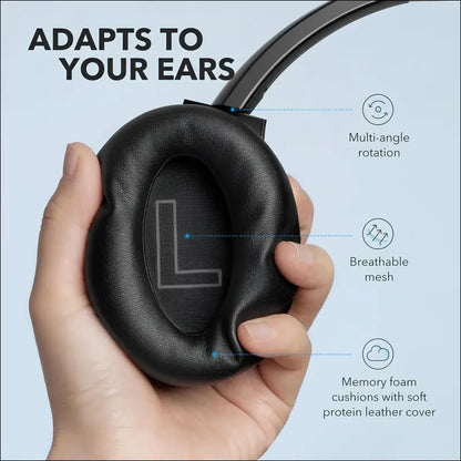 Soundcore Anker Life Q20 Hybrid Active Noise Cancelling Headphones Wireless Over Ear Bluetooth Headphones 60H Playtime