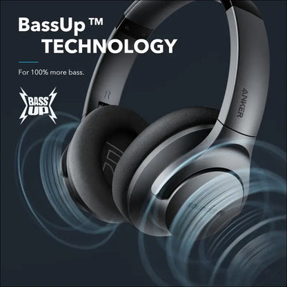 Soundcore Anker Life Q20 Hybrid Active Noise Cancelling Headphones Wireless Over Ear Bluetooth Headphones 60H Playtime