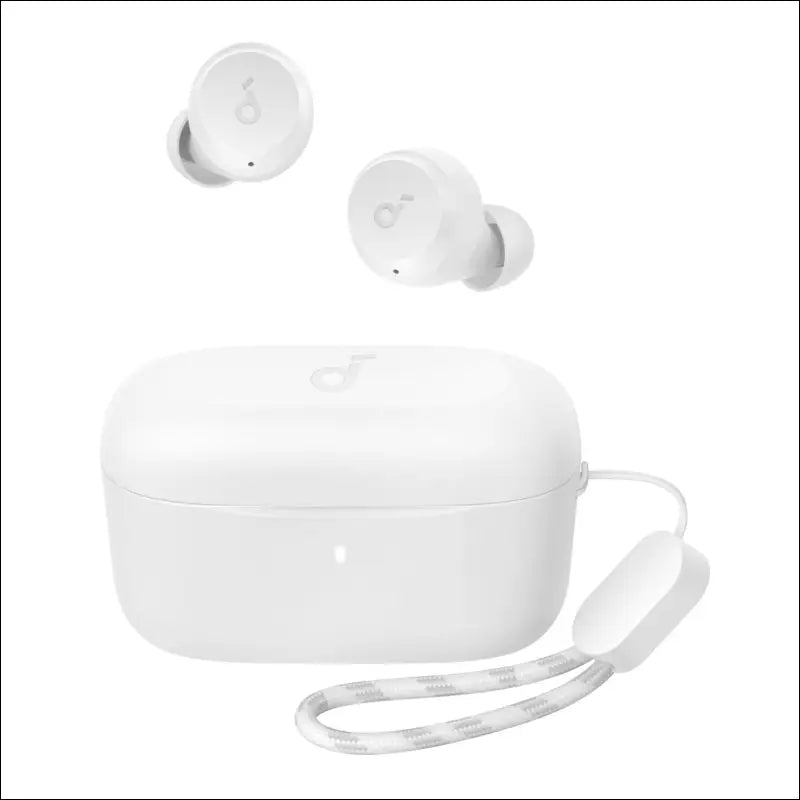 Soundcore by Anker A20i True Wireless Earbuds, Bluetooth 5.3, App, Customized Sound, 28H Long Playtime, Water-Resistant, 2 Mics for AI Clear Calls, Single Earbud Mode (White)
