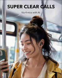 Soundcore P30i by Anker Noise Cancelling Earbuds Strong and Smart Noise Cancelling Powerful Bass 45H Playtime 2-in-1