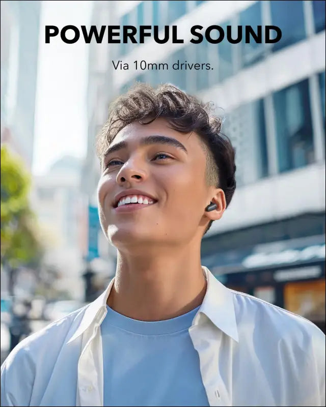 Soundcore P30i by Anker Noise Cancelling Earbuds Strong and Smart Noise Cancelling Powerful Bass 45H Playtime 2-in-1
