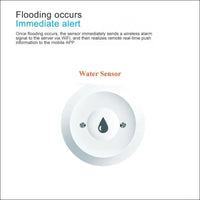 SPORTARC Water Sensor Leak Detector for Tuya -ZigBee Smart Water Immersion Sensor, Water Flood Leakage Sensor, for Smart Life App Remote Monitoring, 1401400107