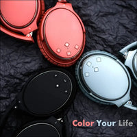 Srhythm NC25 Hybrid Noise Cancelling Headphones Over Ear, Wireless Bluetooth 5.3, 50H Playtime, Low Latency, Transparency Mode