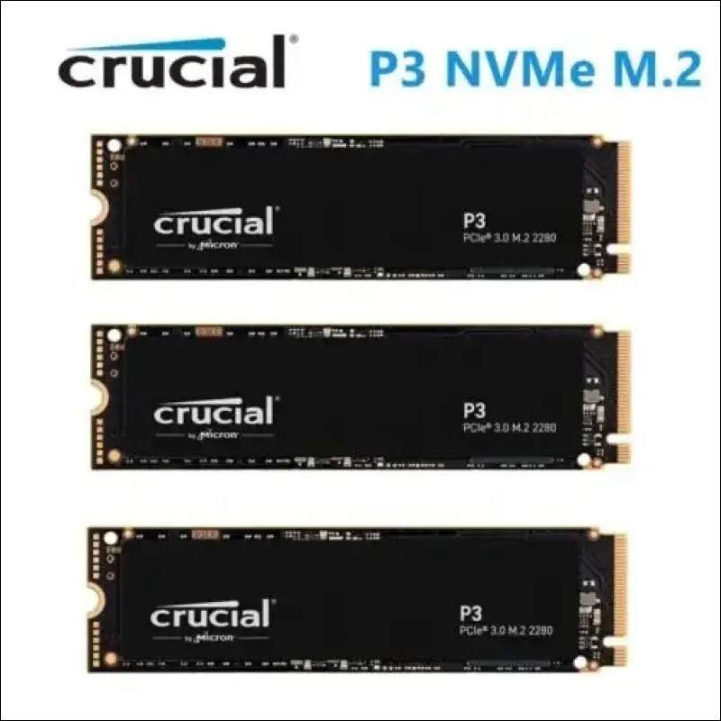 SSD M.2 Crucial P3 500GB 1TB 2TB NVMe M.2 PCIe 3D NAND SSD UP to 3500MB/s